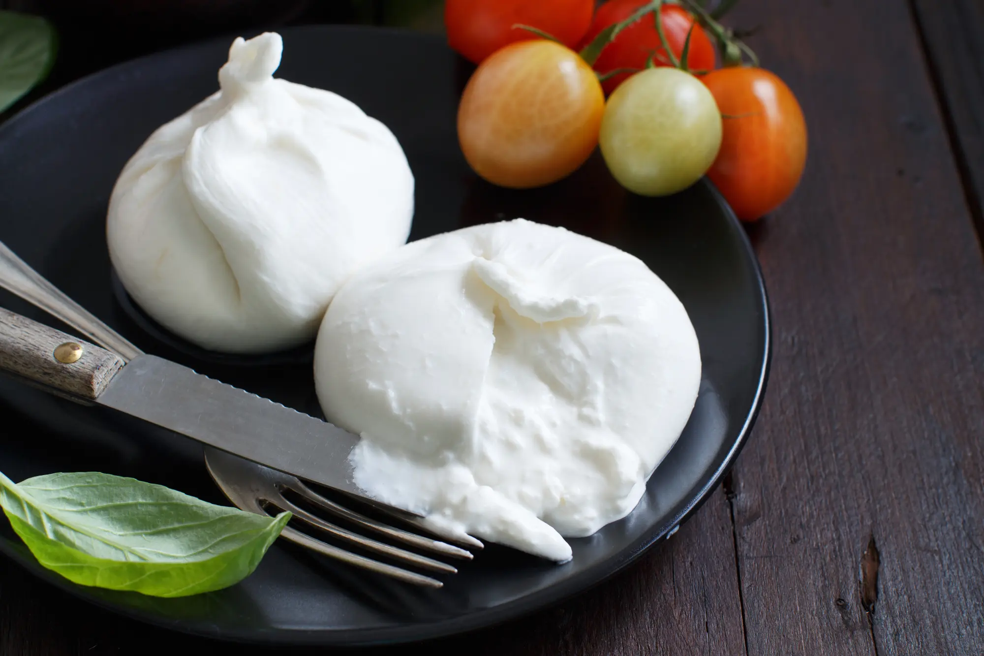 Burrata · lait de bufflonne